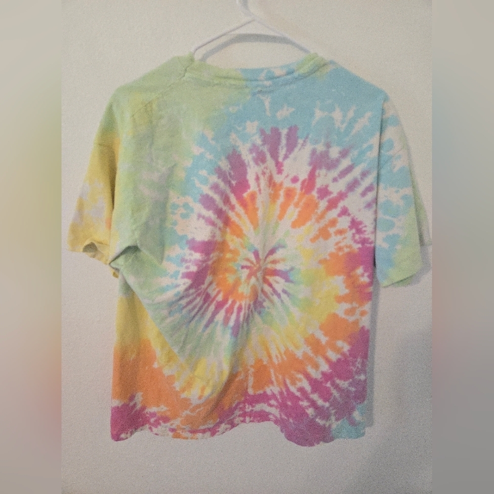 Vintage Ballerina Ballet Dancer T Shirt Tie Dye Womens XL Hanes Beefy T - Picture 2 of 7